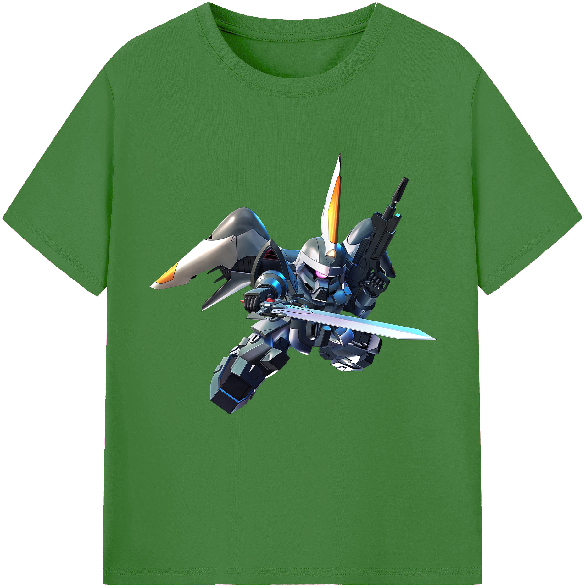 （画像用） 機動戦士ガンダム Mobile Suit Gundam レディースカジュアルプリントTシャツ（綿100％）